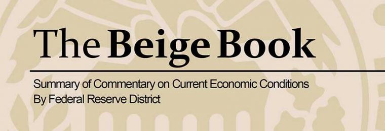Beige Book Federal Reserve